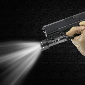 LED impermeabile in lega di alluminio Range Finder Rifle Gun Scope Torcia