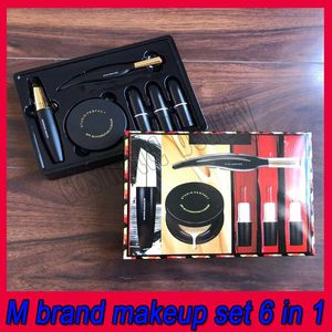 .New Makeup Set 6 in 1 Endless Sunshine Matte Lipstick LipGloss Eyeliner Mascara Foundation Cosmetic Kit