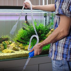 1 pz Tubi di filtrazione dell'acquario Cambiatore d'acqua Accessori per acquari Pompe d'aria per tubi di ossigeno per acquario