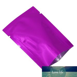 100Pcs 12x18CM Aluminum Foil Open Top Packaging Bags Vacuum Heat Seal Mylar Flat Storage Bags for Dry Fruits Tea