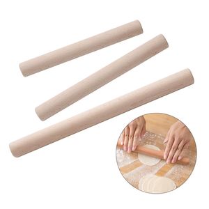 Wooden Rolling Pin for Baking Pizza Making Beech Wood Professional Dough Pasta Cookies Rolling Pins Multi-size