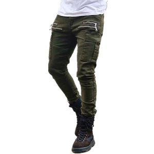 Mens Pants Hip Hop Joggers Cargo Pant Men Harem Multi-Pocket Ribbons Sweatpants Streetwear Casual