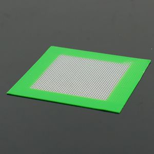 Özel küçük silikon 11x8.5cm paspaslar silikon dab mat balmumu buharlaştırıcı yağ mat silikon tırnak mat