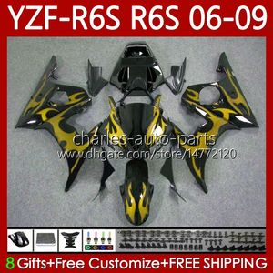 Motoverkleidungen für Yamaha YZF-R6S YZF R6 S 600 CC YZF600 2006-2009 BODE 96NO.192 YZFR6S 2006 2007 2008 2009 YZF-600 600CC YZF