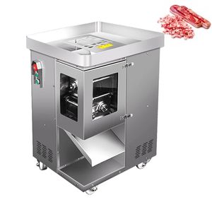 Commercial Electric 220V świeży mięso Slicer ze stali nierdzewnej wielofunkcyjny świeże rybne rybne rozcięcie mięso Shredder 500 kg/h