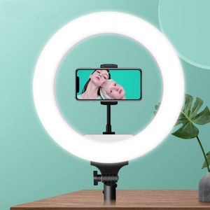 Luce ad anello con telecomando dimmerabile continuo rosa con supporto per telefono per fotografia trucco selfie video foto su YouTube TikToK