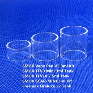 Smok Vape penna v2 ärr-mini kit TFV9 mini TFV18 väska Freemax Fireluke 22 tank Normal glasrör 2ml 3ml 7,5 ml