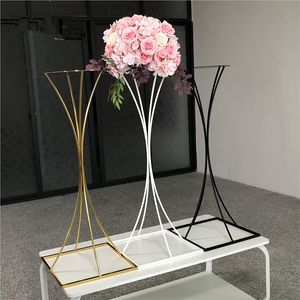 Partihandel Wedding Center Pieces Metal Cake Display Pedestal Wedding Backdrop Stand för bröllopshändelser