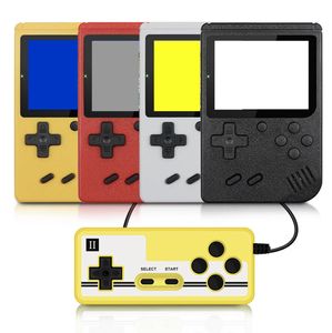 Jogos coloridos com fio Jogadores duplos Jogadores de mão console de jogos portáteis portáteis retrô 400 em 1 clássico LCD 3.0 polegadas tela videogame caixa
