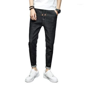 Erkekler için Erkekler Kot Erkekler için Slim Fit Pantolon Klasik 2022 Erkek Denim Tasarımcı Pantolon Rahat Skinny Düz Elastiklik Pantolon1