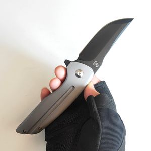 Versão limitada Versão Barker Facas Afiado DLC M390 Folding Knifes TC4 Titânio Lidar com Equipamento ao ar livre Tático Camping Ferramentas de Caça Perfeito Pocket EDC