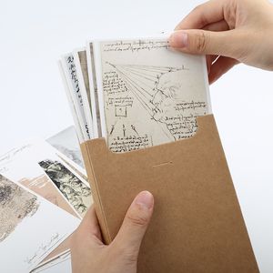 15.5 * 10.8 * 3 cm Kraft Paper Envelope Party Zaproszenie Karta List Papiernicze Torba Na Prezent Kartka Z Pozdrowieniami Pocztówka Pudełko