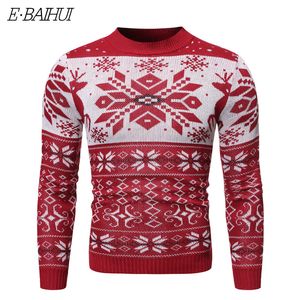 Ebaihui Unisex Reindeer Christmas Sweaters Sweater Men Women Novelty 3D Printed Xmas Sweatshirt Pullover Holiday Party Christmas Jumper Clothing