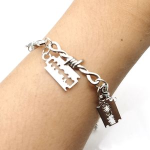 Small Wire Brambles Iron Choker Bracelet Women Hip-hop Gothic Punk Blade Barbed Wire Little Thorns Bracelet Choker Gifts