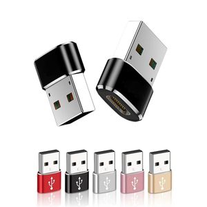 USB男性からタイプCメスOTGアダプターコンバータータイプCケーブルアダプターUSB-Cデータ充電器