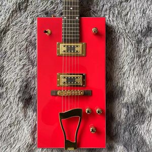 Custom Grand G-6138 Bo Di Di Electric Guitar Ebony Fingerboard Firebird Red Color