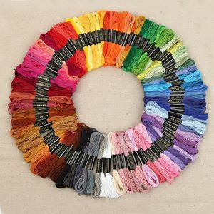 Hot 8.7 Yard Embroidery Thread Cross Stitch Thread Floss CXC Similar DMC 447 colors wholesale on Sale