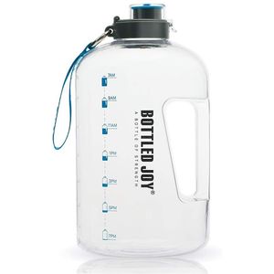 1 gallon vattenflaska sport för stor utomhus kanna camping bärbar resa dricka plast turné flaska glädje flaskor 220217