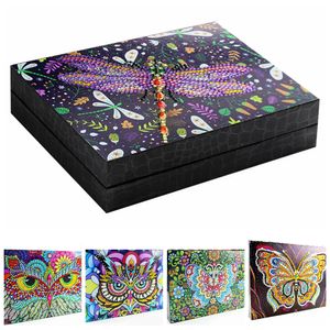 5D DIY Специальная в форме алмазной росписью ювелирные изделия коробка хранения коробка алмазная мозаика вышивка вышивка крестом комплекты украшения дома 201112