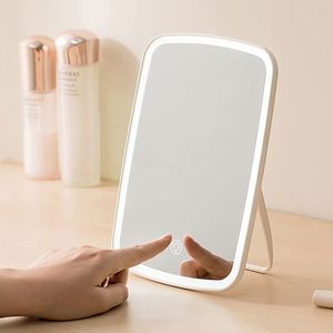 Makeup Face Care-enheter Spegel LED Kosmetisk spegel USB-laddning Touch Dimmer Switch Operat Stand för hemresor