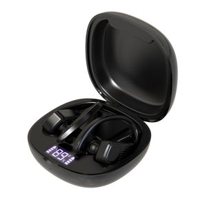 Cuffie da gioco impermeabili IPX5 Display digitale a LED Riserva di carica dinamica del diaframma da 7 mm Cuffie Bluetooth wireless con orecchie pendenti