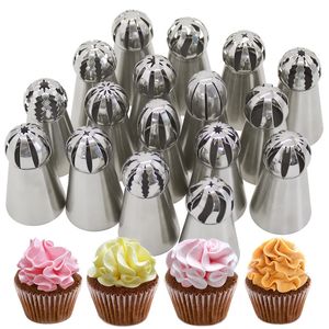 Stainless Steel Russian Tulip Icing Piping Nozzles Tip Russia Nozzle Pastry Tools Baking Dessert Cake Decoration Accessories