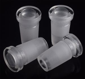 Rökning Tillbehör Glas Hookah Adapter Down Stem Rip Reducera Adaptrar 18mm Man till 14mm Kvinnlig Reducer Mini Converter Slit Diffuser för Bongs Vattenrör