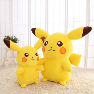 35cm pika brinquedos de pelúcia kawaii anime amarelo boneca de pelúcia macio dos desenhos animados boneca presente de aniversário