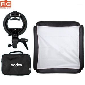 GODOX 40 x 40/50 x 50/60 x 60/80 x 80 cm Softbox mit S-Typ-Halterung, stabile Bowens-Halterung, Blitzhalterung, faltbares Softbox-Set1