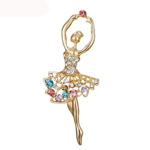 Fashion Ballet Dancer Ballerinas Brooches Women Girls Cachecol Hijab Pin Up Clips Scarf Hats Shoulder Corsages Bouquet