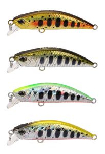 10st / parti 5g 5cm Swimming Minnow Vetenskaplig Fiske Lure Laser Hårda Konstgjorda Baits 3D Ögon Fiske Tackle Fiskebait Carp Bait