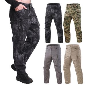 Outdoor Pants Summer Autumn Combat Tactical Men Camping Hiking Cargo Pant Camouflage Trousers Plus Size