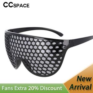 Wabenparty-dekorationen großhandel-Sonnenbrille Ein Objektiv Waben dekorative Moderne Party Männer Frauen Shades UV400