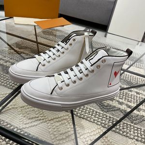 Barato Moda Nova Venda Quente Homens e Mulheres High Top Casual Sapatos Casuais Superstar Costura Couro Couro Sapatilhas Tamanho 35-45