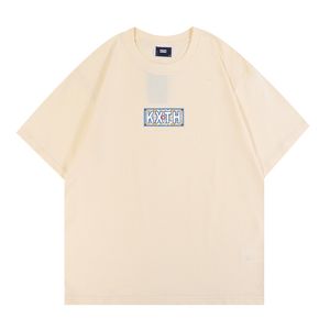 2023 Kith TシャツメンズデザイナーTシャツティーワークアウトシャツ特大のTシャツティーTシャツ100％コットンキス高品質TシャツヴィンテージショートスリーブサイズS-XL YM