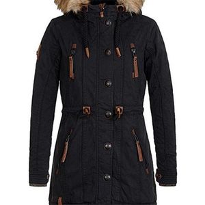 schwarze Parkas Weibliche Frauen Wintermantel Verdickung Baumwolle Winterjacke Damen schwarz Outwear Parkas für Frauen Winter 201210