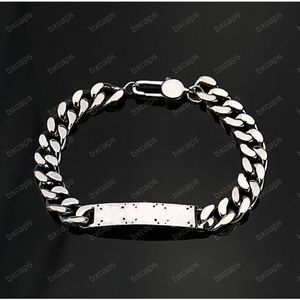 Coole Designer-Totenkopf-Armbänder für Damen und Herren, Luxurys Designer-Silberarmband, Hip-Hop-Link, Herren-G-Armbänder für Paare mit Box D2112223Z