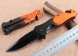Wholesale half serrated folding knives for sale - Group buy 1Pcs New KS027A Flipper Folding Knife C HRC Black Half Serrated Blade EDC Pocket Knives with Retail Box package