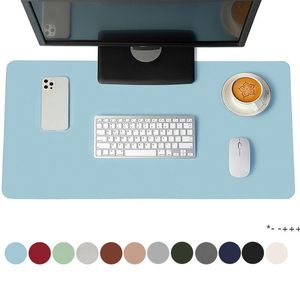 Desktop-Gaming-Mauspad, PU-Leder, Schreibtischschutzmatte, rutschfest, wasserdicht, für Büro und Zuhause, große Größe LLB13368