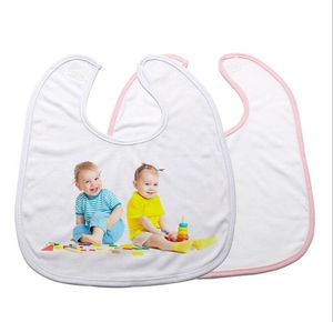 DHL50PCS 승화 DIY 빈 아기 턱받이 손수건 열전달 프레스 기계 스카프