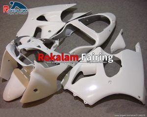 Fairing Kit For Kawasaki Ninja ZX6R ZX 6R 2000 2001 2002 White Body Aftermarket Motorcycle Fairings (Injection Molding)