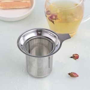 Stainless Steel Mesh Tea Infuser Good Grade Reusable Tea Strainer Loose Tea Leaf Filter Metal Teas Strainers Herbal Spice Filters