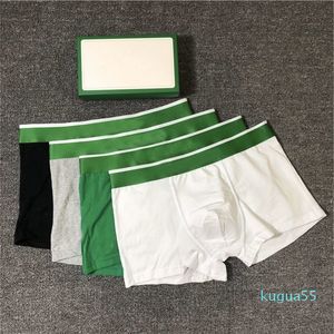 2020 Mens Designer Boxers Brands Underpants Sexy Classic Mens Boxer Casual Shorts Underwear Breathable Cotton Underwears 3pcs With Box