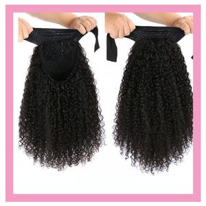 Indian Capless Peruki Proste Kinky Curly Głębokie Wave 100% Ludzkich Włosów Pełny Mechanizm Peruka 10-30inch Grzywka Naturalny kolor