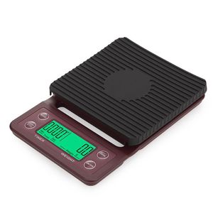 2022 new Wholesale Drip Coffee Scale With Timer Portable Electronic Digital Kitchen Scales High Precision 3kg/0.1g 5kg/0.1g