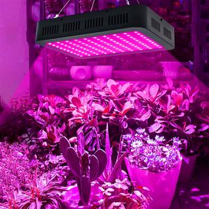 600W 60 * 10W Square Full Spectrum Grow Lights 3030 Pärla växtlampa Enkelt kontroll Premium material växande belysning Blac