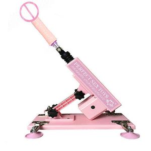 NXY Masturbation Machine Female Automatic Retractable Pistol, Hands-free Sex Machine, Large False Penis, Remote Control, Masturbation, Lovers' Toys 1203