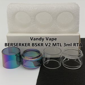 Vandy Vape Berserker BSKR BAG v2 MTL 3ML RTA Normal Tube Clear Reflignment Glass Tube Straight Standard 3PCS/Box Retail Packay