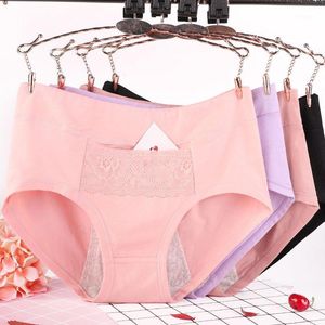 Quality Teenage Girl Menstrual Physiological Underpants Maiden Cotton Soft Pants Leaking Proof Sanitary Underwear With Pockets1