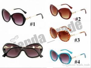 New Hot Vintage Ny Designer Solglasögon för Kvinnor PC Solglasögon Kvinnor Diamantram Solglasögon Gafas De Sol 4 Färger Snabbt Fartyg